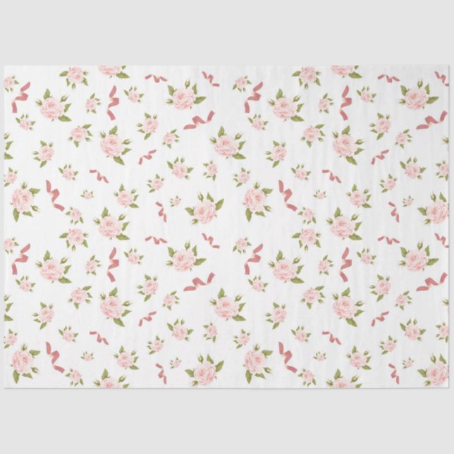 Shabby Chic Collage Series Design 11 Tissue Paper (Front)