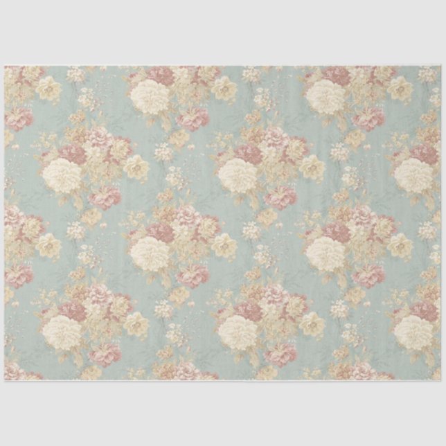 Shabby Chic Collage Series Design 12 Tissue Paper (Front)