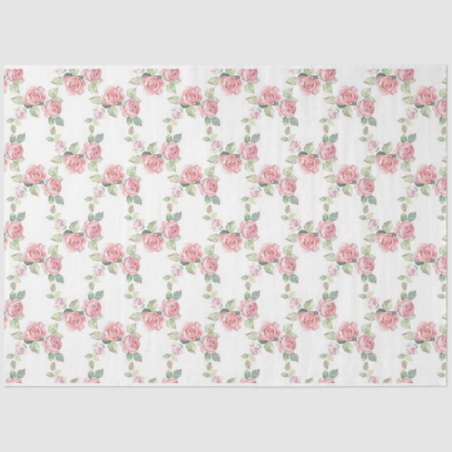 Shabby Chic Collage Series Design 13 Tissue Paper (Front)