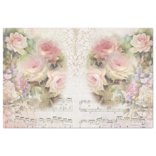 Shabby Chic Collage Series Design 4 Tissue Paper