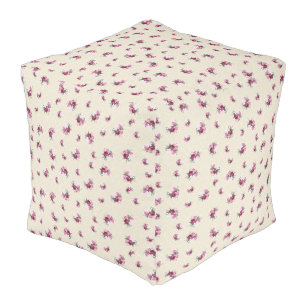 Shabby Chic Collage Series Design 7  Pouf
