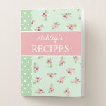 Shabby Chic/Country Recipe Book Pocket Folder