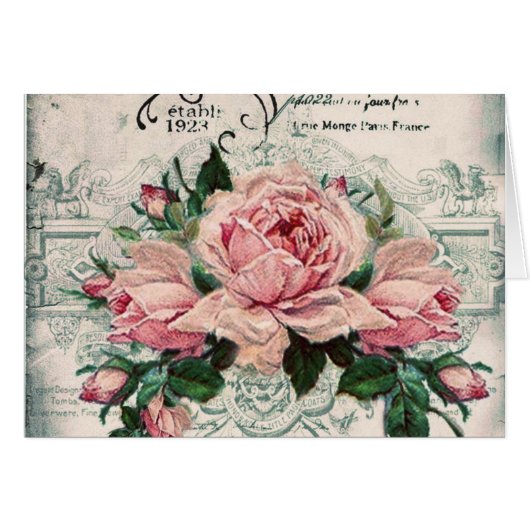 shabby chic, decoupage, victorian, french chic, pa cards (Front Horizontal)
