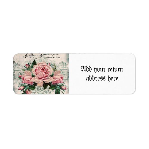 shabby chic decoupage victorian french chic pa label