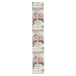 shabby chic, decoupage, victorian, french chic, pa long table runner