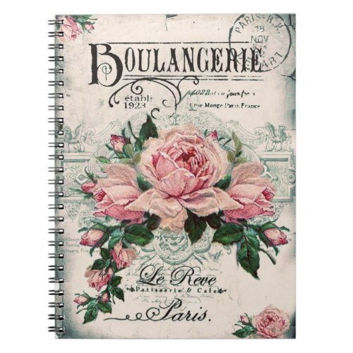 shabby chic decoupage victorian french chic pa notebook