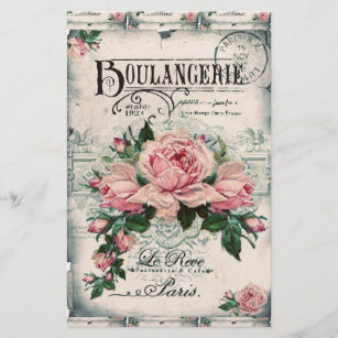 shabby chic, decoupage, victorian, french chic, pa stationery