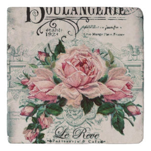 shabby chic, decoupage, victorian, french chic, pa trivet