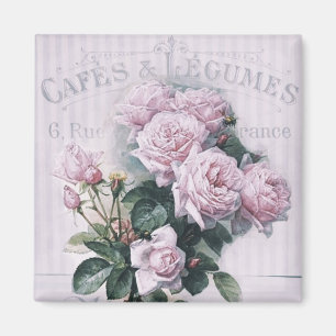 Shabby chic,decoupage,victorian,french chic, Paris Magnet