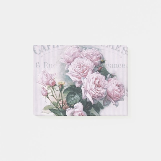 Shabby chic,decoupage,victorian,french chic, Paris Post-it Notes (Front)