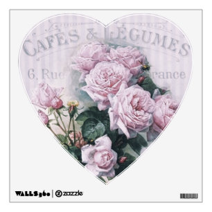 Shabby chic,decoupage,victorian,french chic, Paris Wall Decal