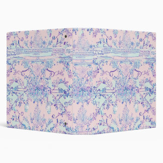 Shabby chic dreamy mist pastel colors junk journal 3 ring binder