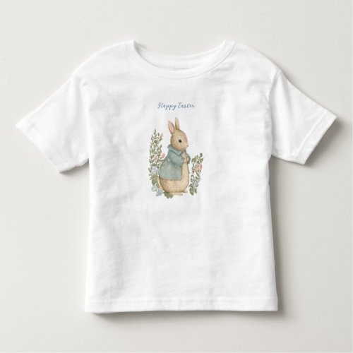 Shabby Chic Easter Rabbit Toddler T_shirt