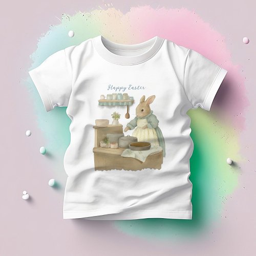 Shabby Chic Easter Rabbit Toddler T_shirt