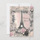 Shabby Chic Eiffel Tower & Roses Bridal Shower