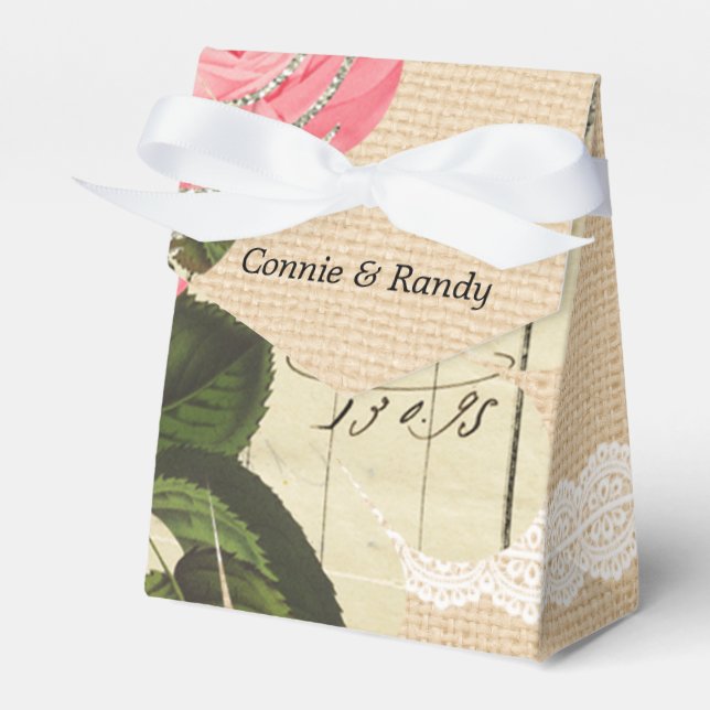 Shabby Chic Favor Box (Front Side)