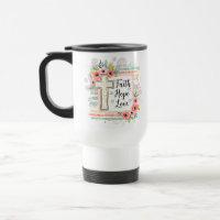 Shabby Chic floral Faith Hope Love