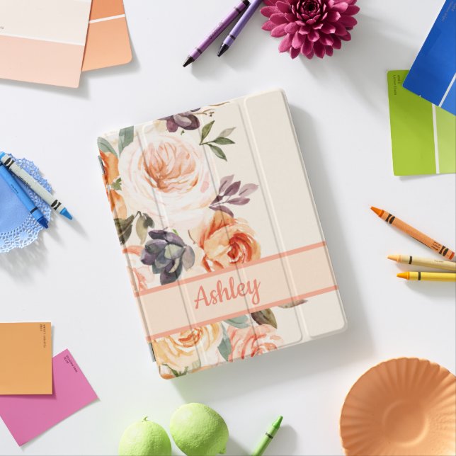 Shabby Chic Floral iPad Case (In Situ)