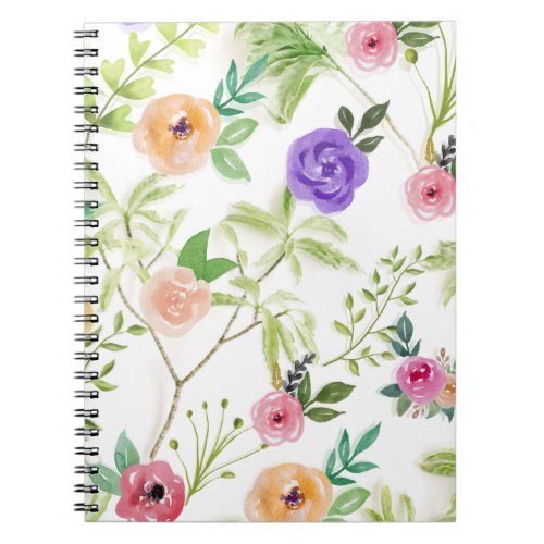 Shabby Chic Floral Notebook