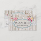 Shabby Chic Floral Rustic Wood & Vintage Lace