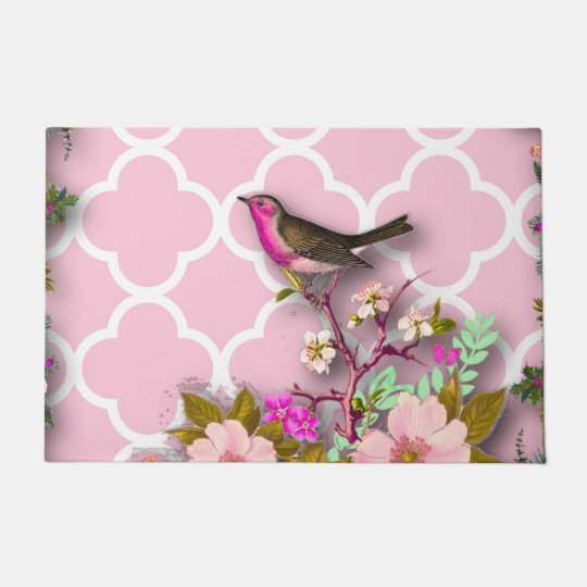 Shabby Chic French Chic Vintage Floral Rustic Bi Doormat