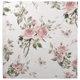 Shabby chic, french chic, vintage,floral,rustic, napkin
