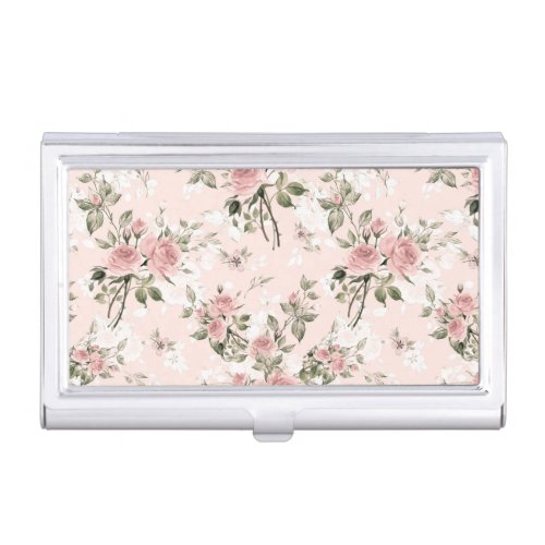 Shabby chic french chic vintagefloralrusticpi business card holder