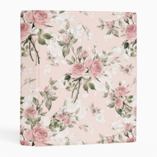 Shabby chic, french chic, vintage,floral,rustic,pi mini binder