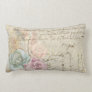 Shabby Chic French Country Floral Lumbar Pillow