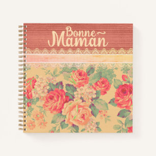 Shabby Chic French Grandmother Bonne-Maman Notebook