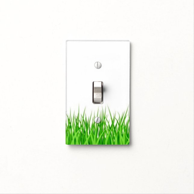 shabby chic grassy pattern light switch cover (In Situ)