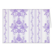 Shabby chic,lavender,toile,pattern,floral,Victoria (Front Horizontal)