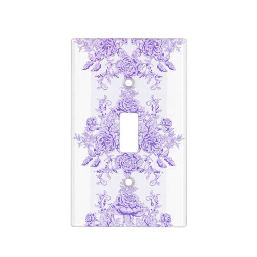 Shabby chiclavendertoilepatternfloralVictoria Light Switch Cover