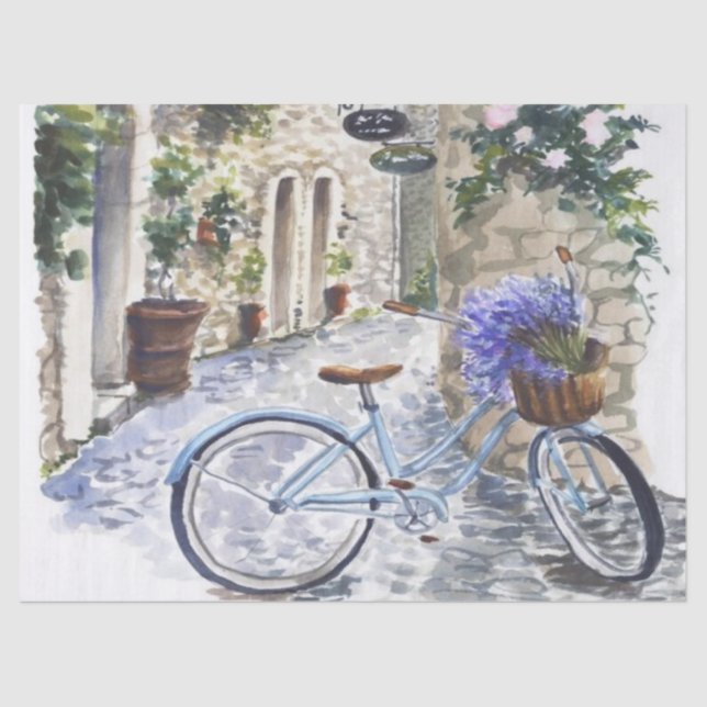 Shabby Chic Lilac Series Design 20 Tissue Paper (Front)