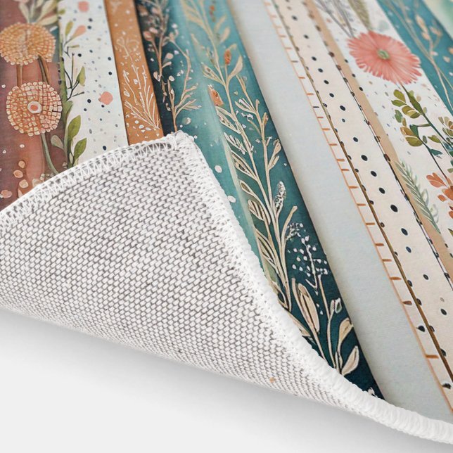 Shabby chic mixed patterns rug (Indoor)