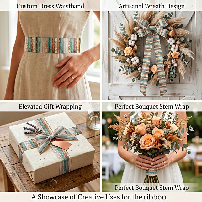 Shabby chic mixed patterns satin ribbon (Creator Uploaded)