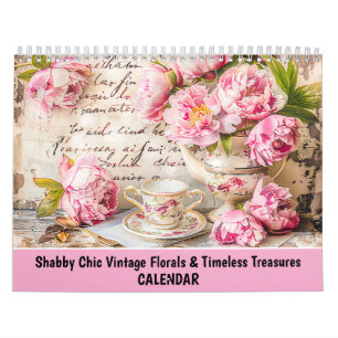 Shabby Chic Moments – Vintage Florals & Timeless T Calendar