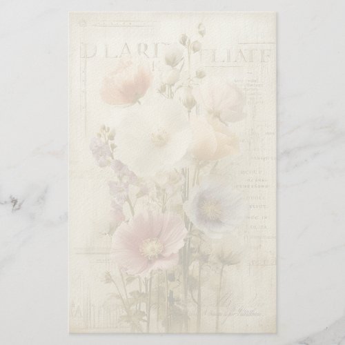 Shabby Chic Paris-Influenced Stationery