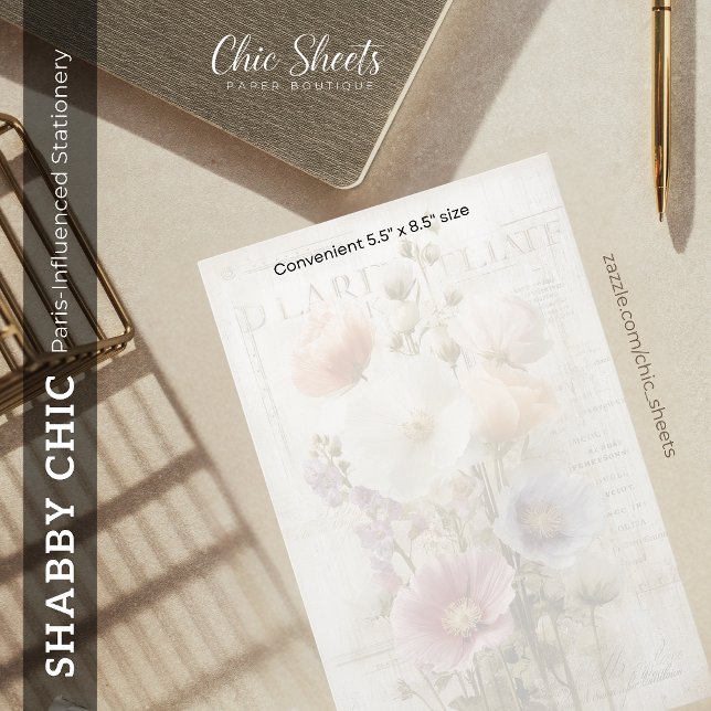 Shabby Chic Paris-Influenced Stationery (Creator Uploaded)