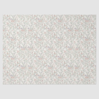 Shabby Chic Pastel Floral Seamless Wrapping Paper