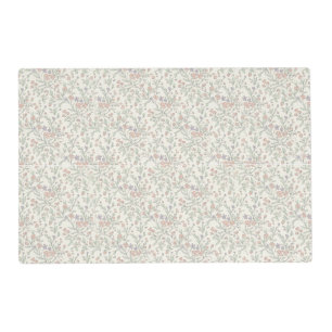 Shabby Chic Pastel Floral Seamless Wrapping Paper Placemat