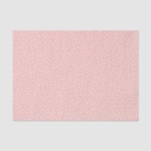 Shabby Chic Pastel Pink & White Polka Dot Pattern