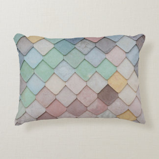 Shabby Chic Pastel Tiles  Accent Pillow