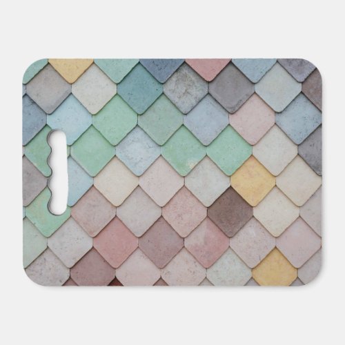 Shabby Chic Pastel Tiles Seat Cushion