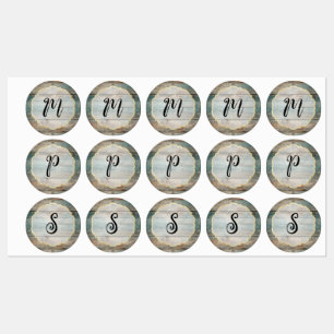 Shabby Chic Pastel Wood Labels