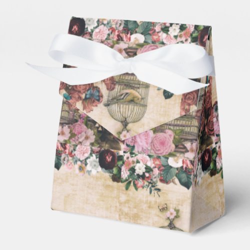 shabby chicpatternvictorianvintage collagechic favor boxes