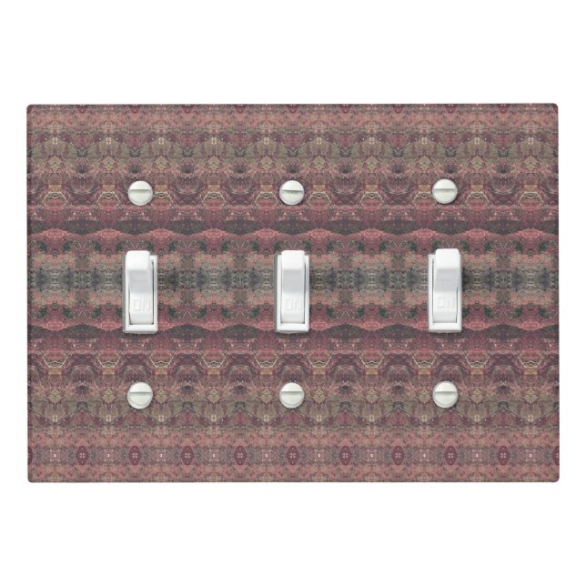 Shabby Chic Patterned Light Switch Cover (In Situ)