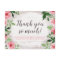 Shabby Chic Pink Roses on Rustic Country Thank You