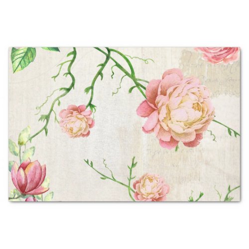 Shabby Chic Pink Series Design 2 Tissue Paper