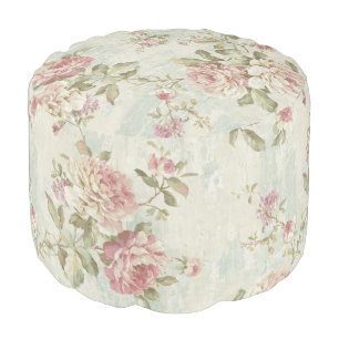 Shabby Chic Pink Series Design 3 Pouf